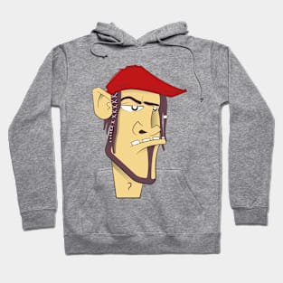 rastafari, personaje con rastas Hoodie